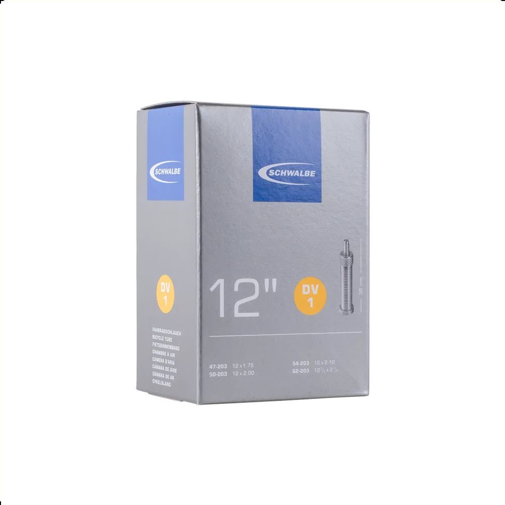 Schwalbe Binnenband 12x 1/2x1.75  ETRTO 47/62-203, Dunlop Blitz/Holland DV1 32mm