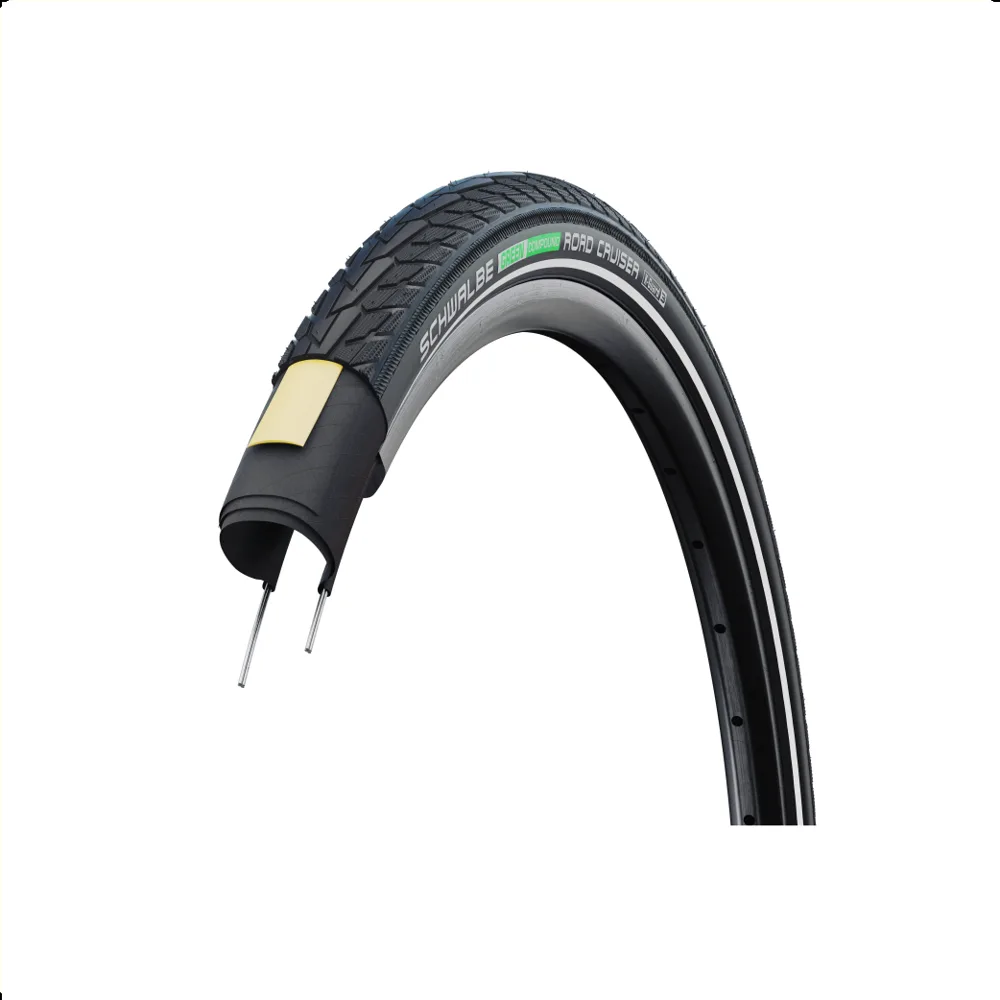 Schwalbe Road Cruiser (K-guard), Zwart met reflectie, 28x1,60 ETRTO 42-622