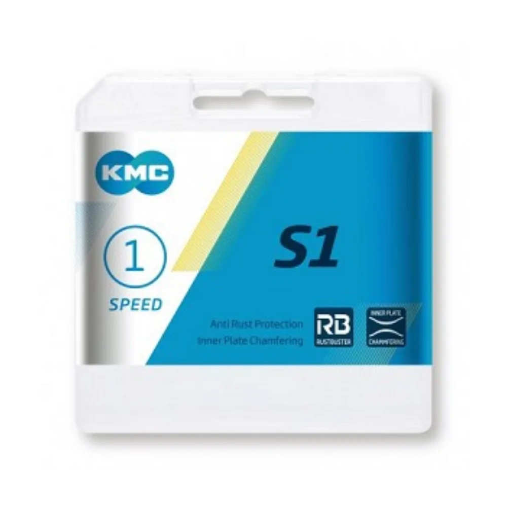 KMC S-1 RB ketting 1/2x1/8, anti roest, Single speed