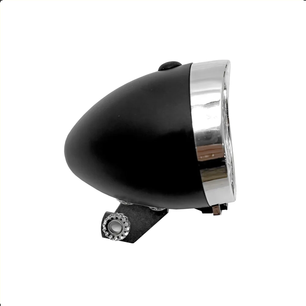 Koplamp met 3 leds  Zwart Batterij