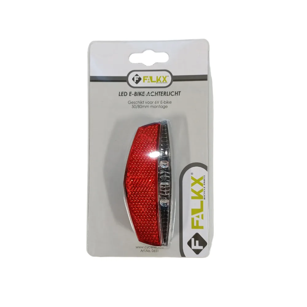 FALKX Universe achterlicht 50-80mm E-bike 6V