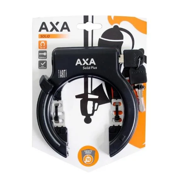 Axa Solid+ ringslot Zwart ART**
