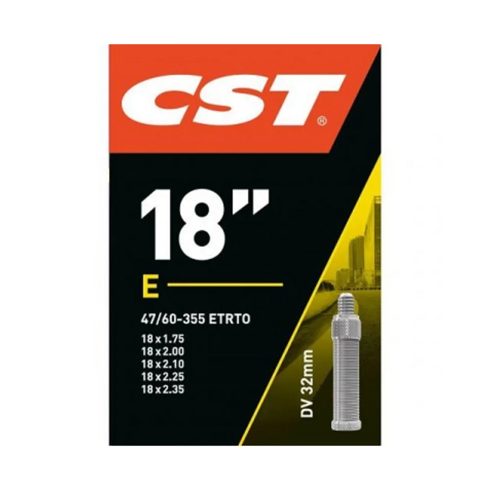 CST Binnenband 18x1,75  ETRTO 47/60-355, Ventiel: Dunlop Blitz/Holland 32mm