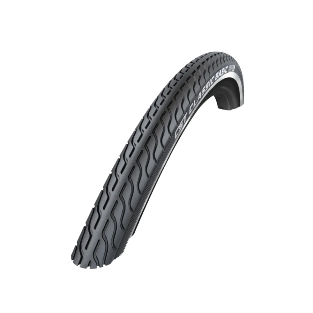 CST Classic Basic zwart met reflectie. 28x1 5/8x1 3/8 ETRTO 37-622