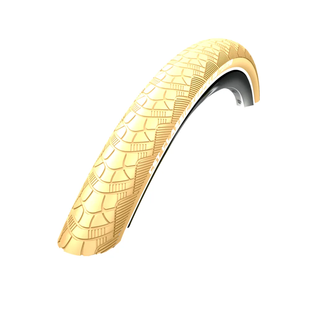 CST Zeppelin (1mm anti-lek) Creme met reflectie.  28x2.00, ETRTO 50-622
