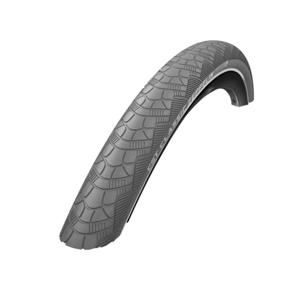 CST Zeppelin (1mm anti-lek) Grijs met reflectie.  28x2.00, ETRTO 50-622