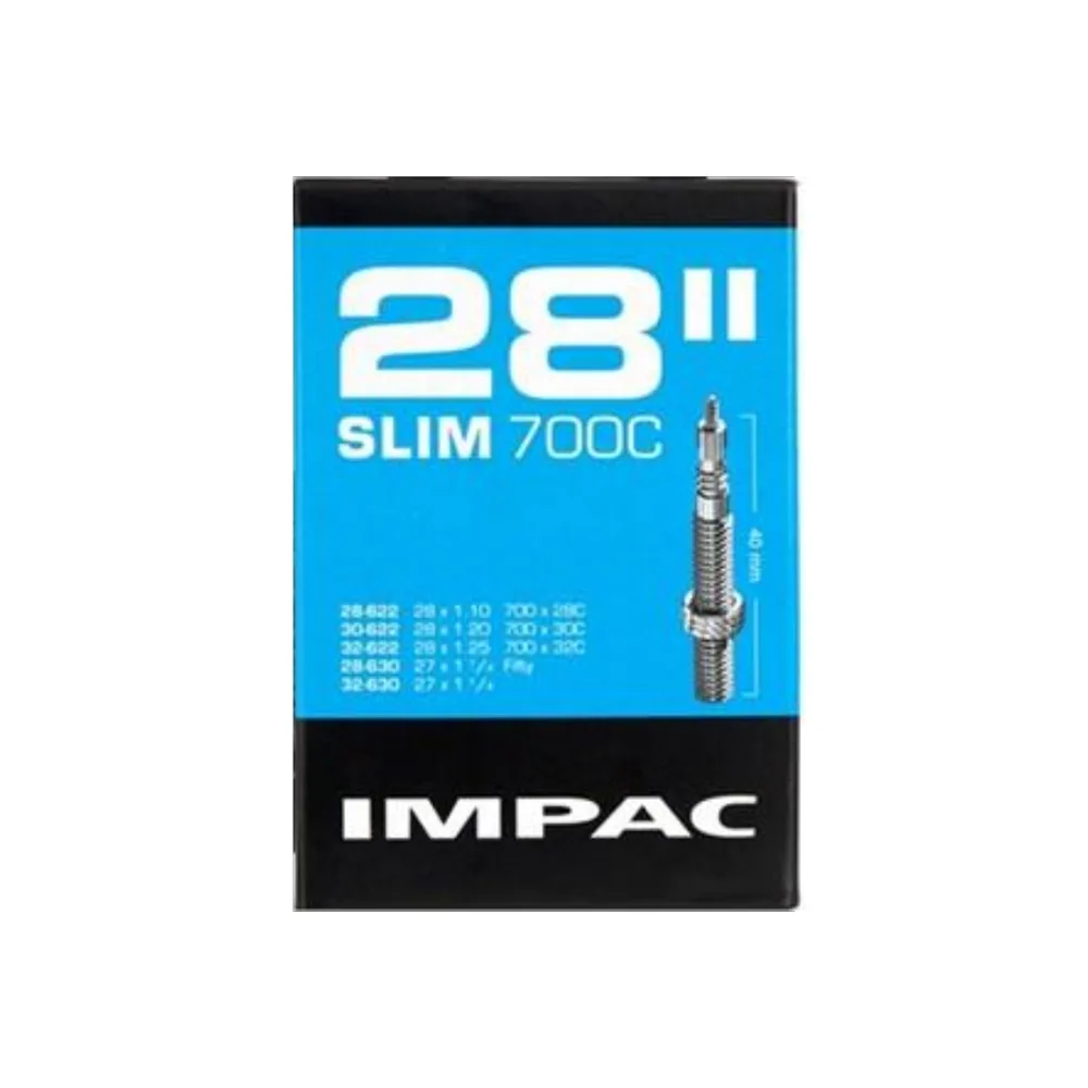 Impac Binnenband  (by Schwalbe) SV28 Slim, 28x1 5/8x1 1/8, 28x1 1/4,  ETRTO 28/32-622/630, Ventiel: Frans