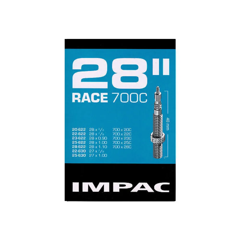 Impac Binnenband  (by Schwalbe) SV28 Race, 28x1  ETRTO 20/28-622/630, Ventiel: Frans 40mm