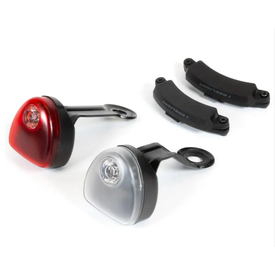 Reelight SL120+ Flash Backup. Voor en achter knipperende fietsverlichting.