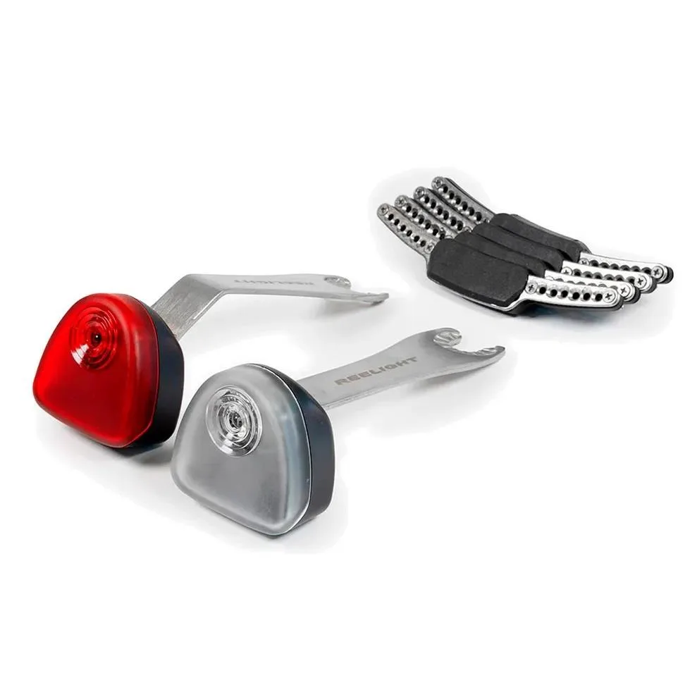 Reelight SL250C Steady Light. Voor en achter fietsverlichting.