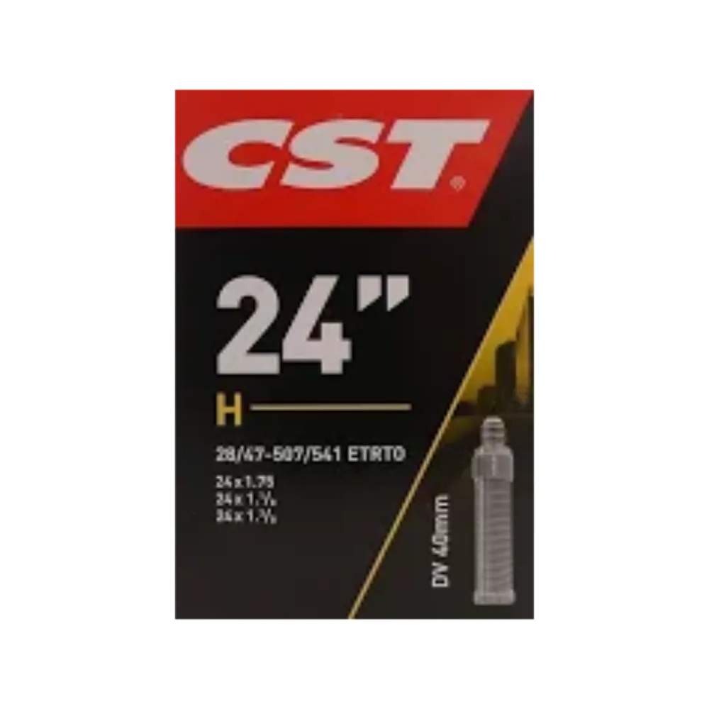 CST Binnenband 24x1.75 -2.25 24x1 1/8 24x1 3/8 ETRTO 28/47-507/541 Combi, Ventiel: Dunlop Blitz/Holland 40mm