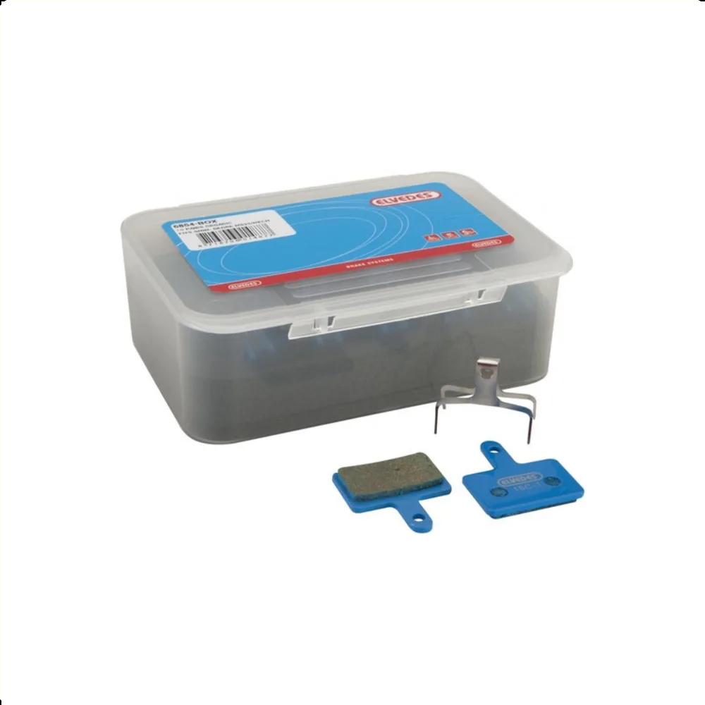Elvedes organische schijfremblokken voor o.a. Shimano BR-M375, 10 paar