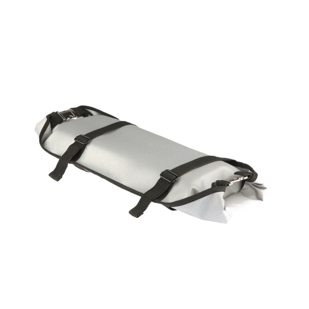Mirage Ebike Battery Safe "Michel", zilver/zwart. Brandwerende accuhoes. De oplossing voor het veilig opslaan en laden van Ebike accu’s. afm: 66 x 25 x 8 cm