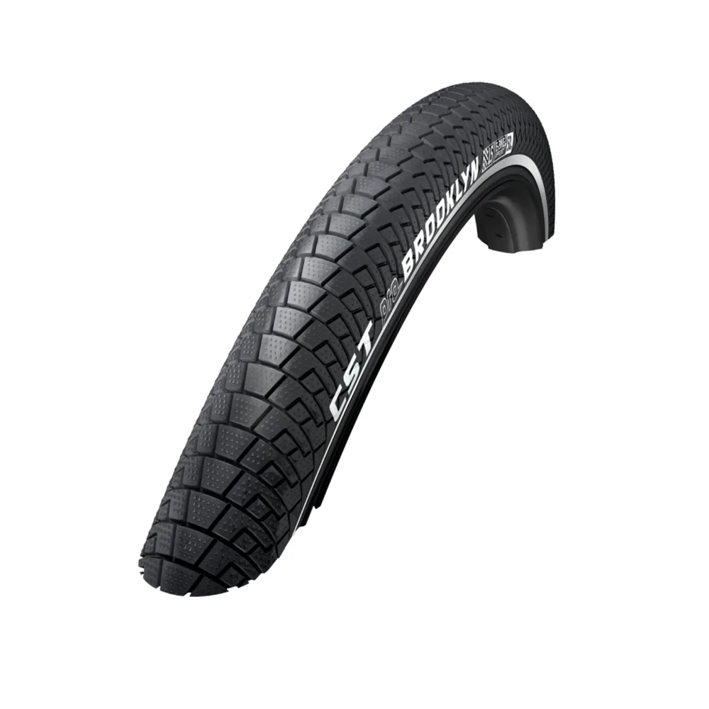 CST Brooklyn Pro zwart (2mm anti-lek). 20x2.15, ETRTO 55-406