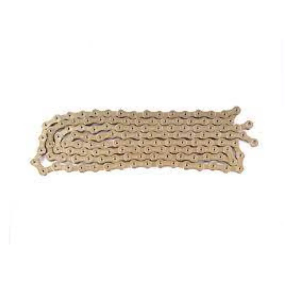 SunRace CN12H ketting, 1/2 x 11/128 12-speed, 126Links  hollow pin. Goud