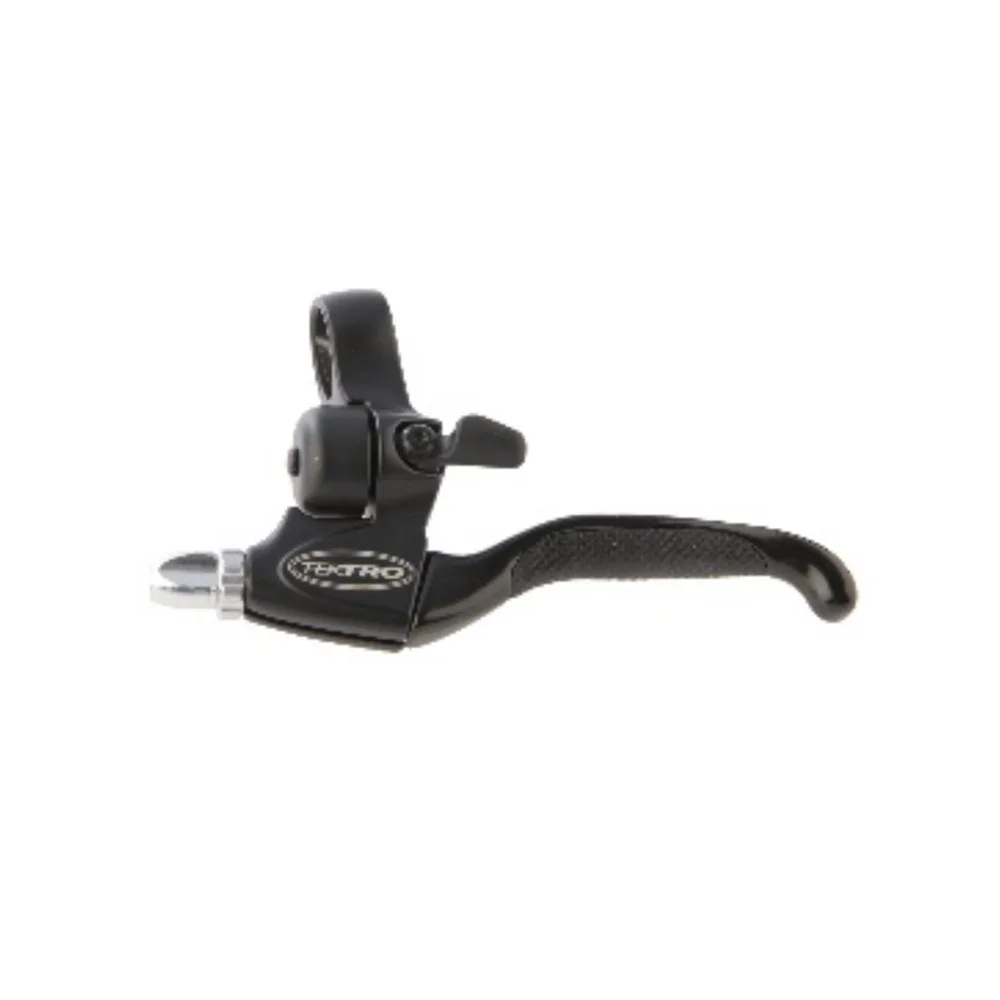 Tektro CL535F-TS V-brake remgreep 4-vinger links zwart/zwart met bel