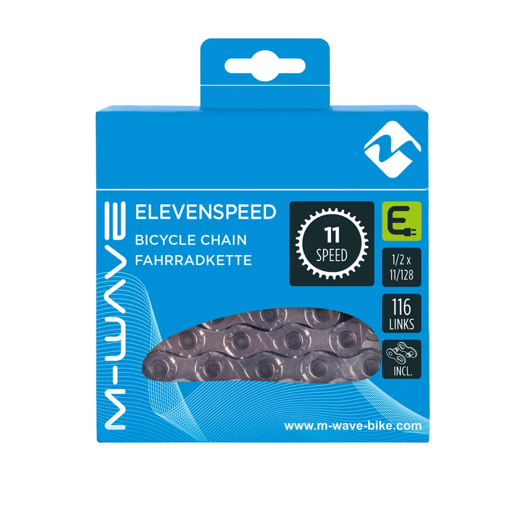 M-Wave ketting 11-speed E-Bike, 1/2x11/128 116L grijs