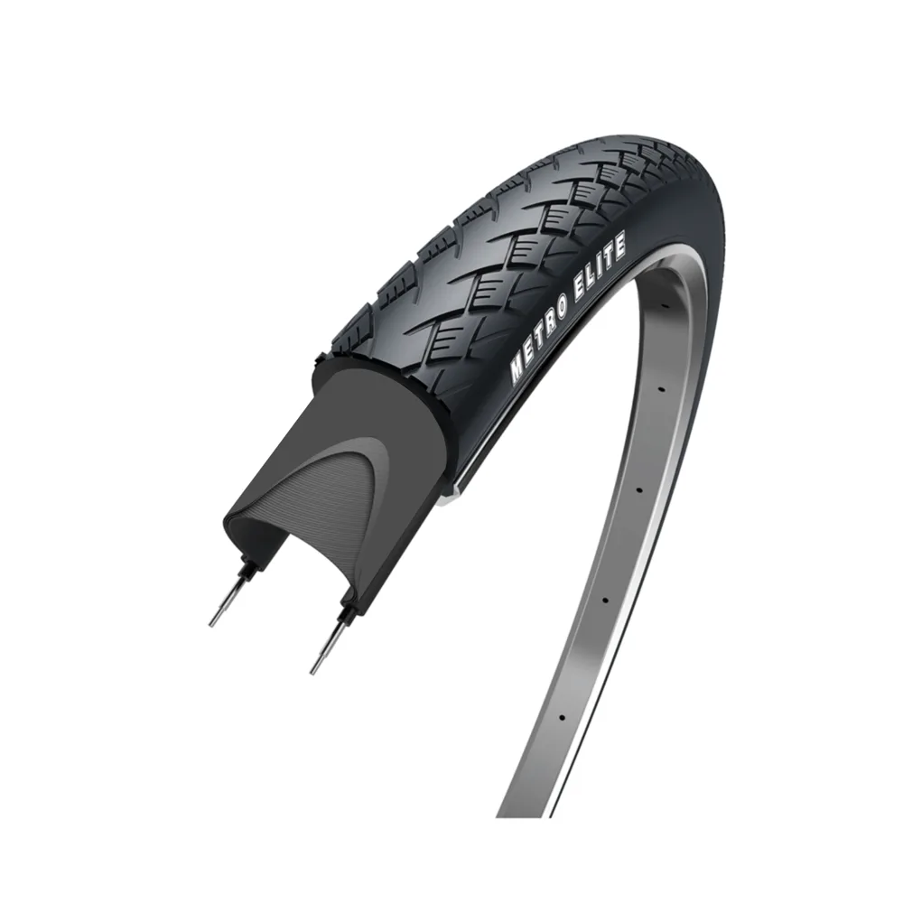 WOLFF Metro Elite, zwart met reflectie,: 28x1.60 , ETRTO 42-622
