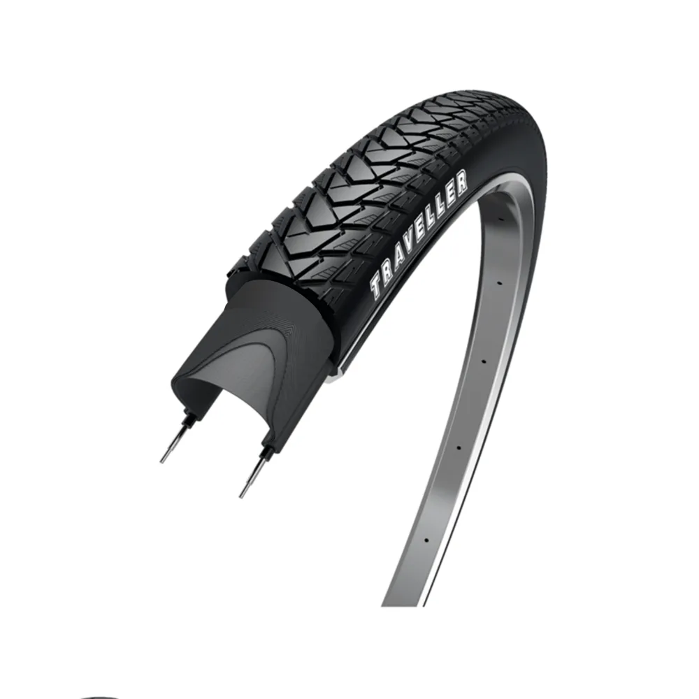 WOLFF Traveller,  zwart met reflectie, 28x1.60 , ETRTO 42-622 1.2mm anti-leklaag