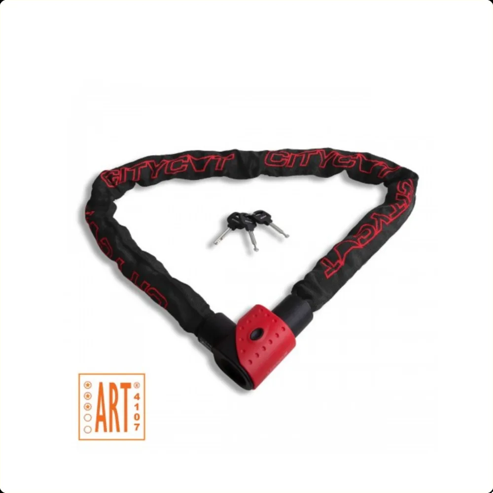 Starry Kettingslot Citycat  ART*** 120cm. met nylon hoes