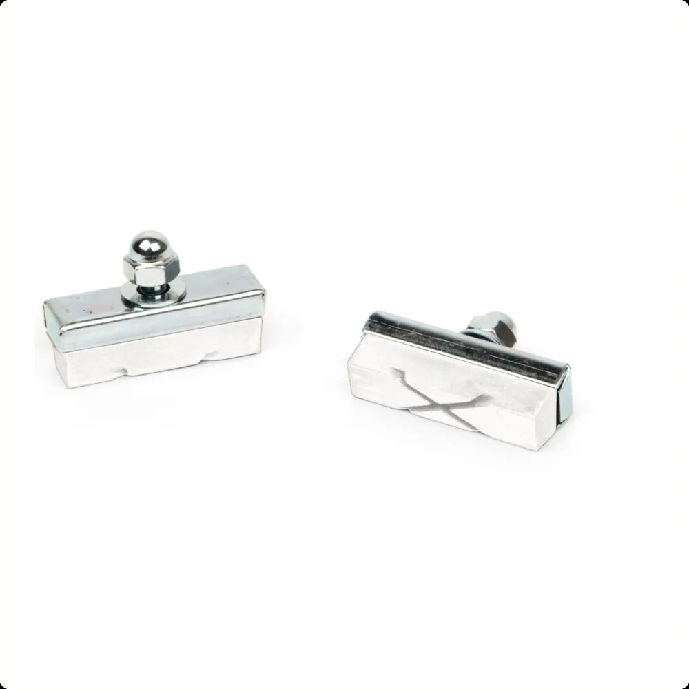 Elvedes caliper velgremblokjes X-groove Design White Compound per paar