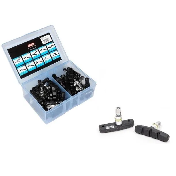 Elvedes V-type velgremblokjes 60mm werkplaatsdoos per 25 paar