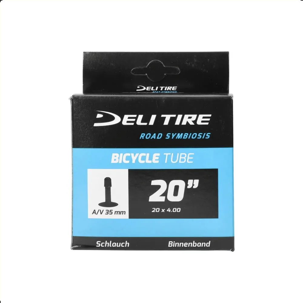 Deli Binnenband Fatbike 20x4.00, Ventiel: schrader/autoventiel 35mm