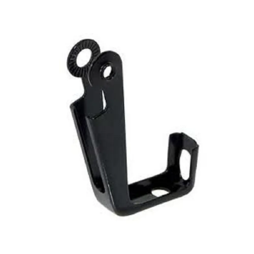 Koplamphaak MTB, zwart. low profile