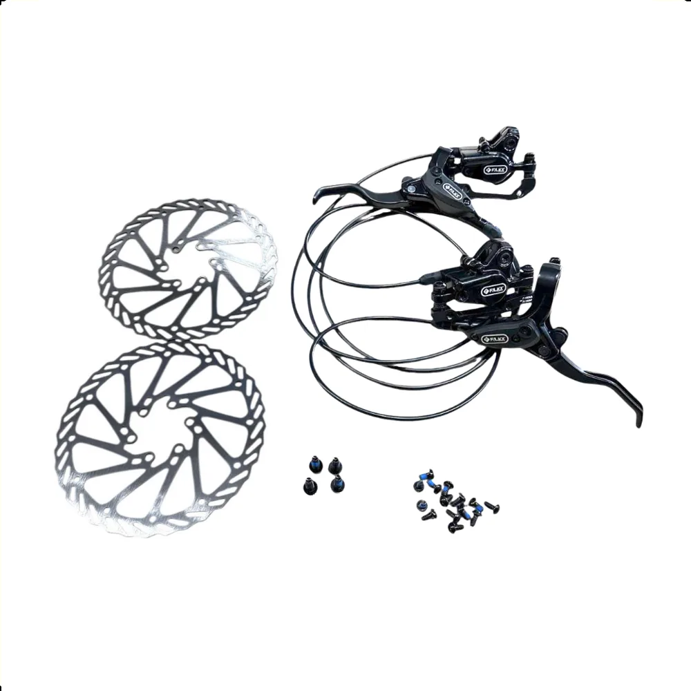 FALKX schijfrem set, rechts 1700mm en links 800mm  kabellengte.