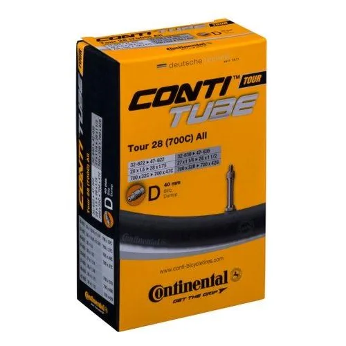 Continental Tour 28 All binnenband, 28x1 5/8x1 3/8, ETRTO 32/47-622.  32/42-630/635. 40mm Hollands ventiel