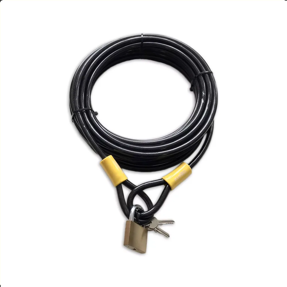 Lynx slotkabel 10mx10mm met messing slot