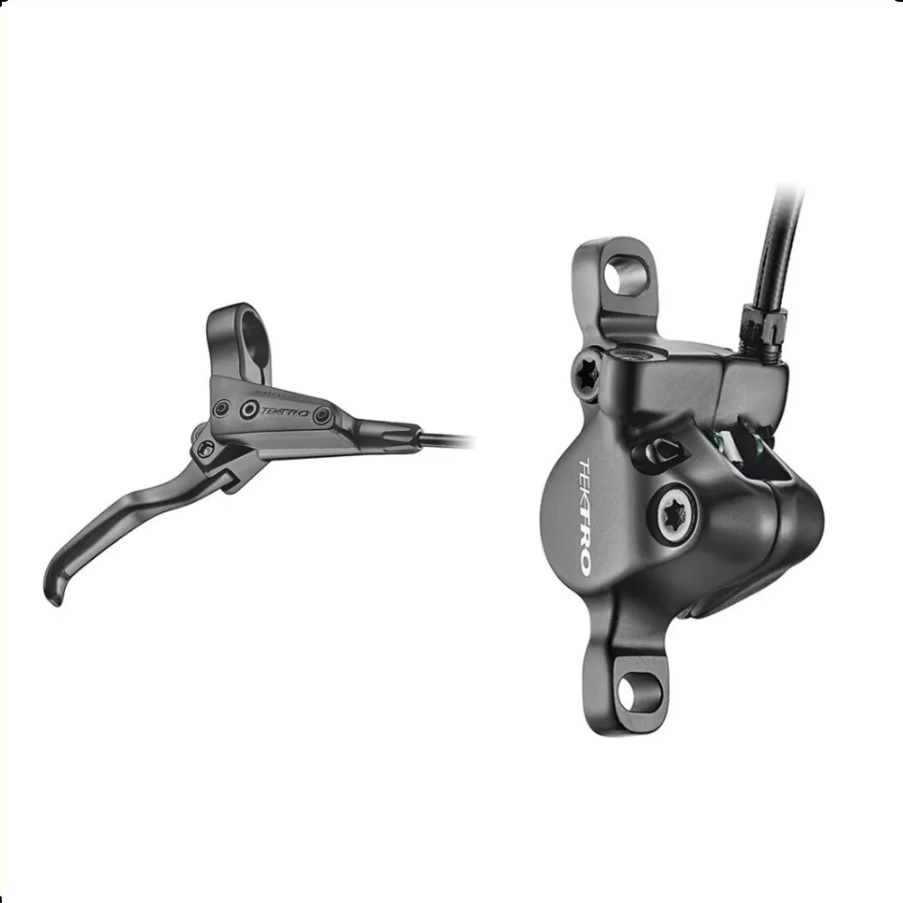 Tektro HD-M285 MTB hydraulische schijfrem rechts. 1900mm leiding. minerale olie 2 vinger remgreep. Geleverd zonder remschijf