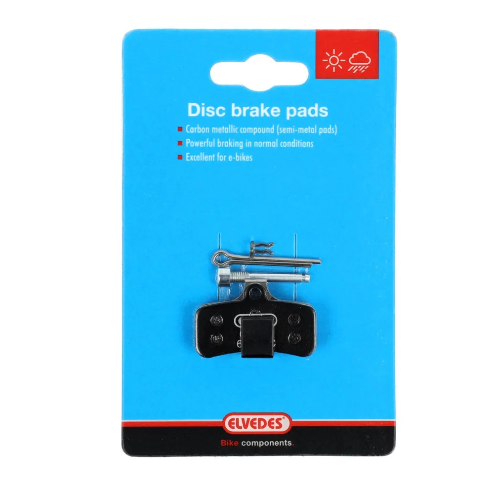 1 paar Elvedes 5mm schijfremblokken (E-Bike) voor Tektro