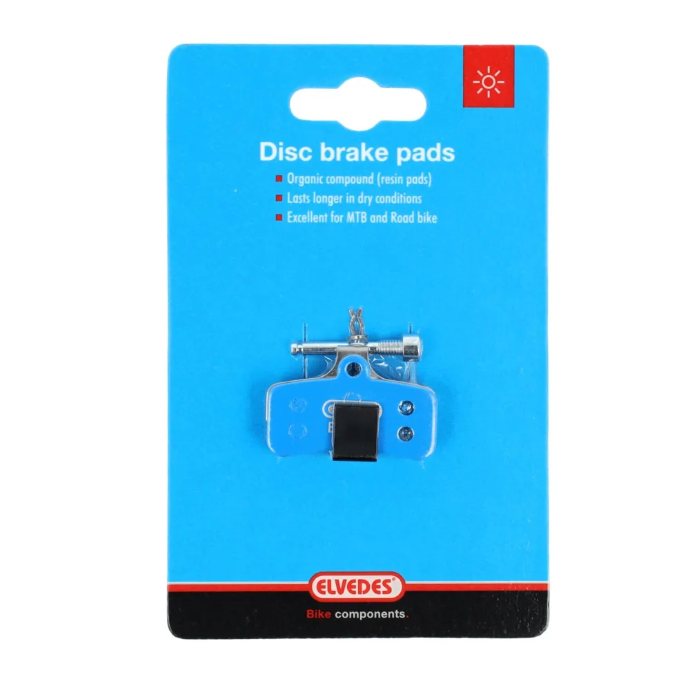 1 paar Elvedes zachte schijfremblokken voor Shimano BR-M810