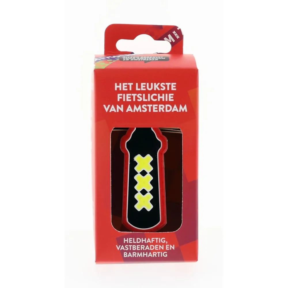 Fietslamp Heldhaftig, Vastberaden en Barmhartig