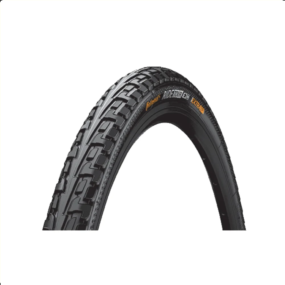 Continental Ride tour buitenband, Zwart met reflectie,  28x1 1/2, ETRTO 40-635 (25km/h E-Bike approved)