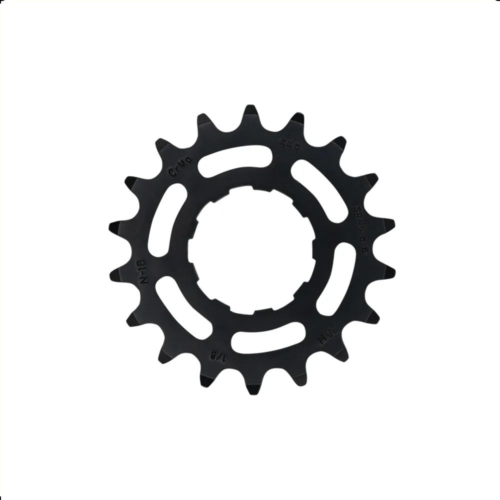 KMC tandwiel R Enviolo narrow 18T achtertandwiel. Chromoly Black 1/2x1/8. voor Enviolo versnellingsnaven/