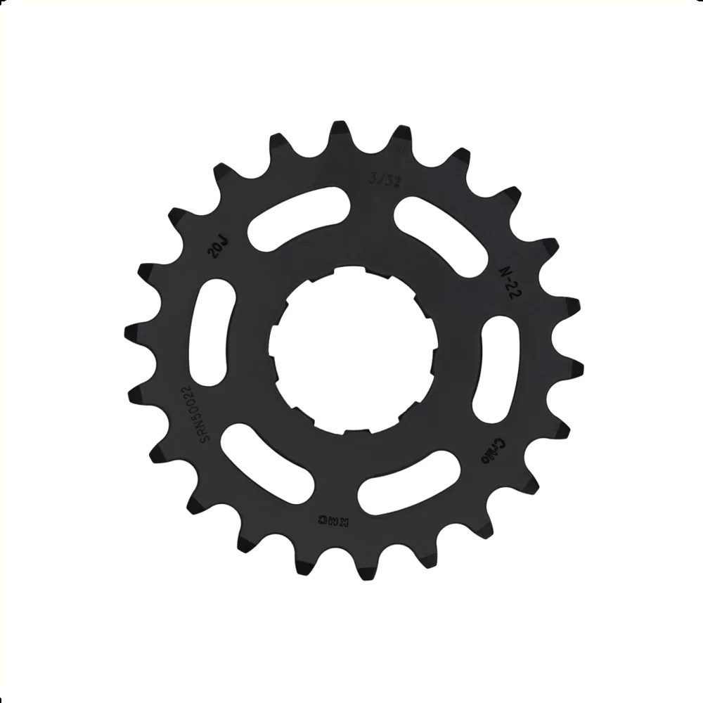 KMC tandwiel R Enviolo narrow 21T achtertandwiel. Chromoly Black 1/2x3/32.