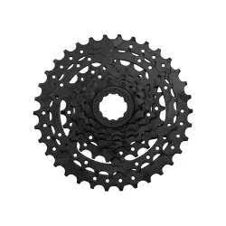 SunRace CSM40 7-Sp cassette 11-34T. Zwart