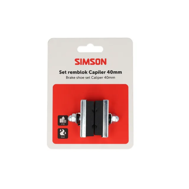 Simson remblokken caliper 40mm per paar