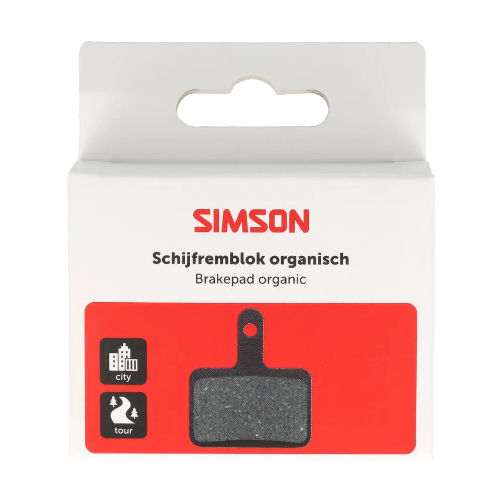 Simson 1 paar schijfremblokjes voor Shimano /tektro