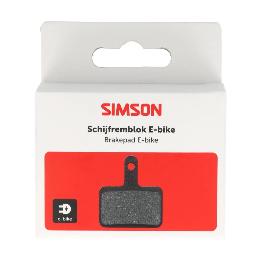 Simson 1 paar schijfremblokjes voor Shimano /tektro  E-Bike
